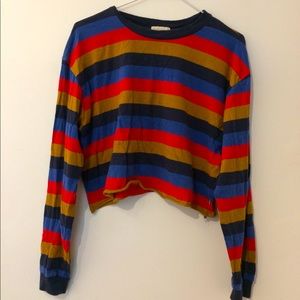 Brixton long sleeve crop top
